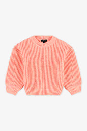 Chandail en tricot - Enfant fille && ROSE