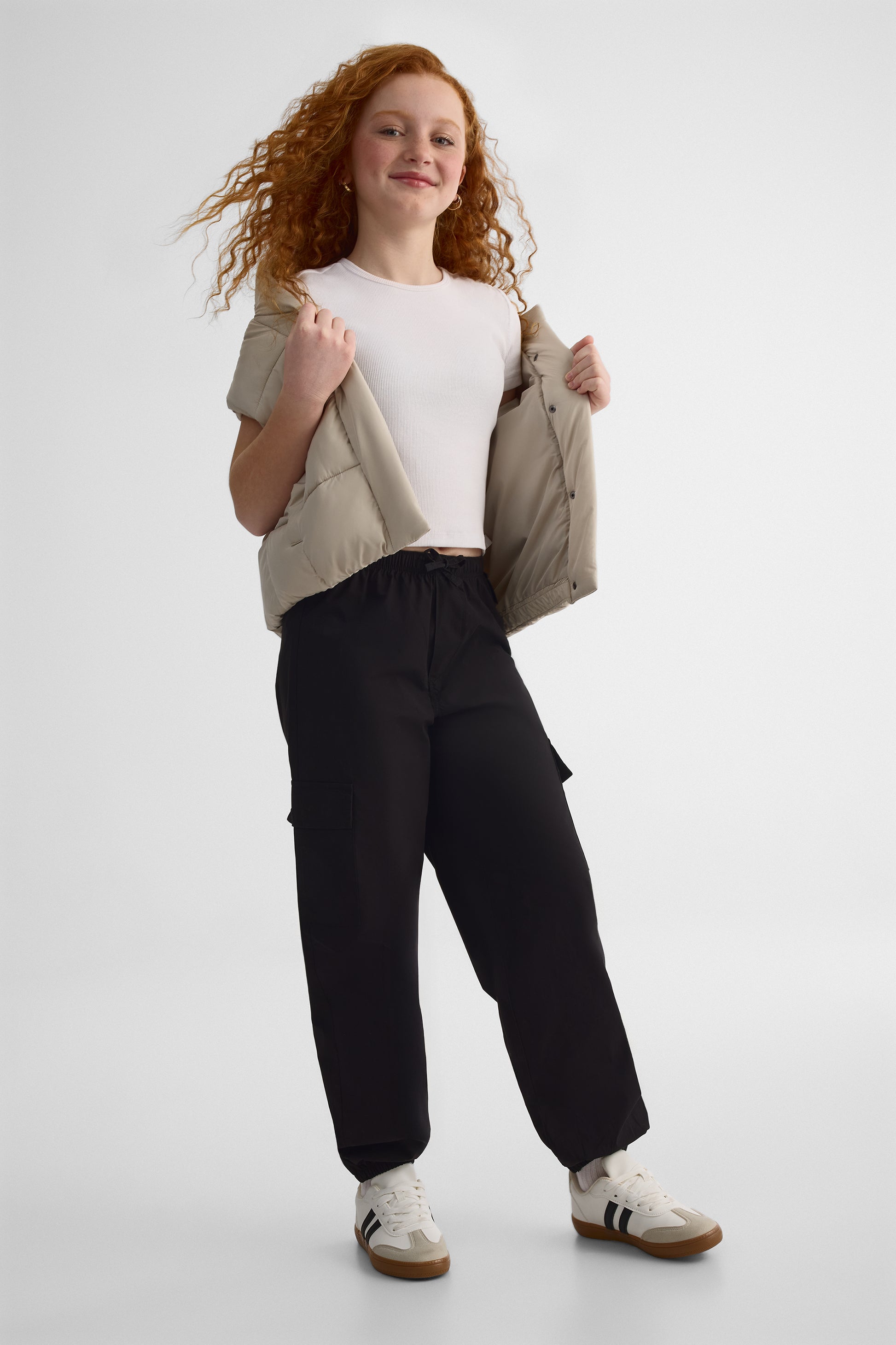 Veste S/manches doublée déperlant – Ado fille && BEIGE