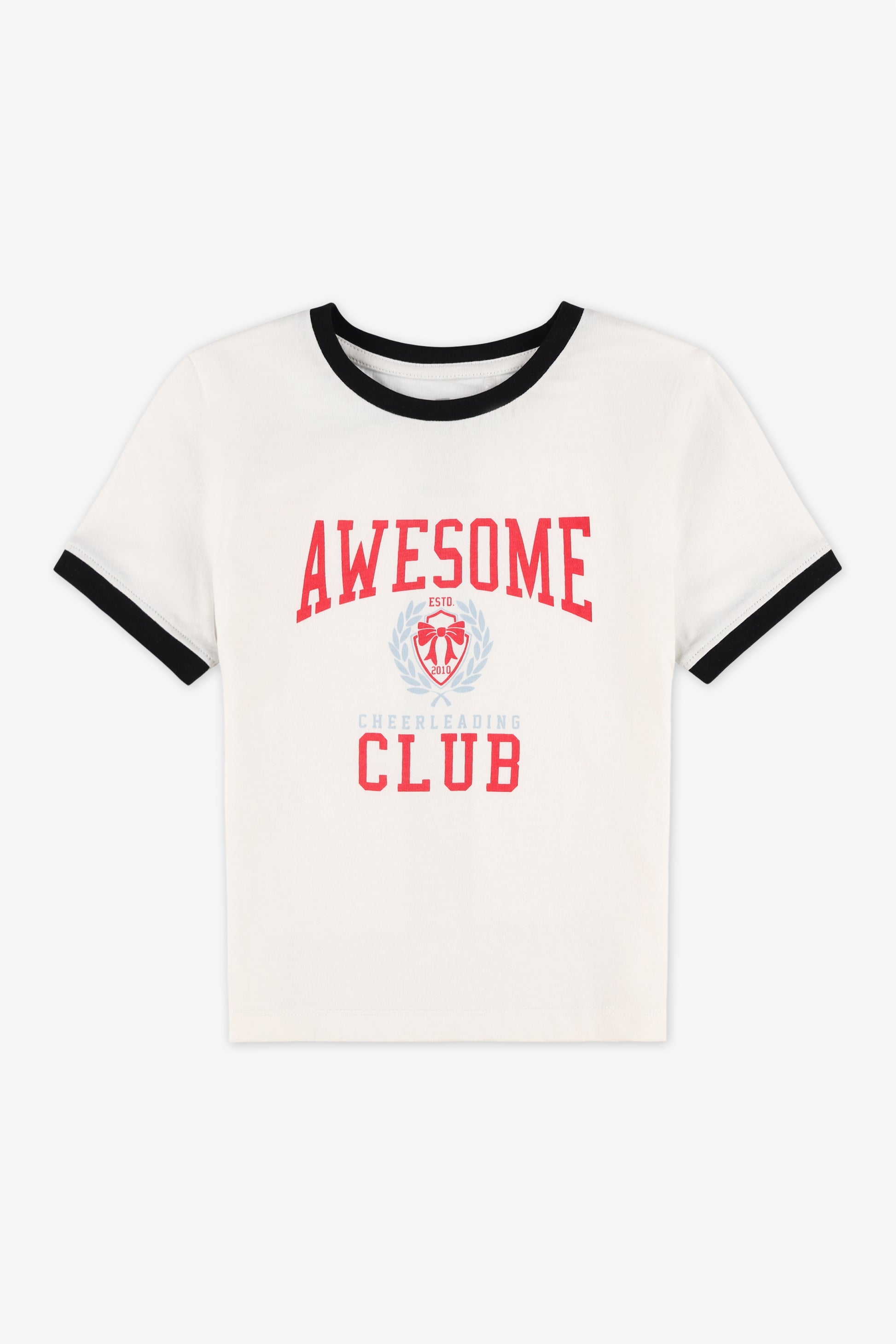 T-shirt graphique 2/25$ - Ado fille && BLANC