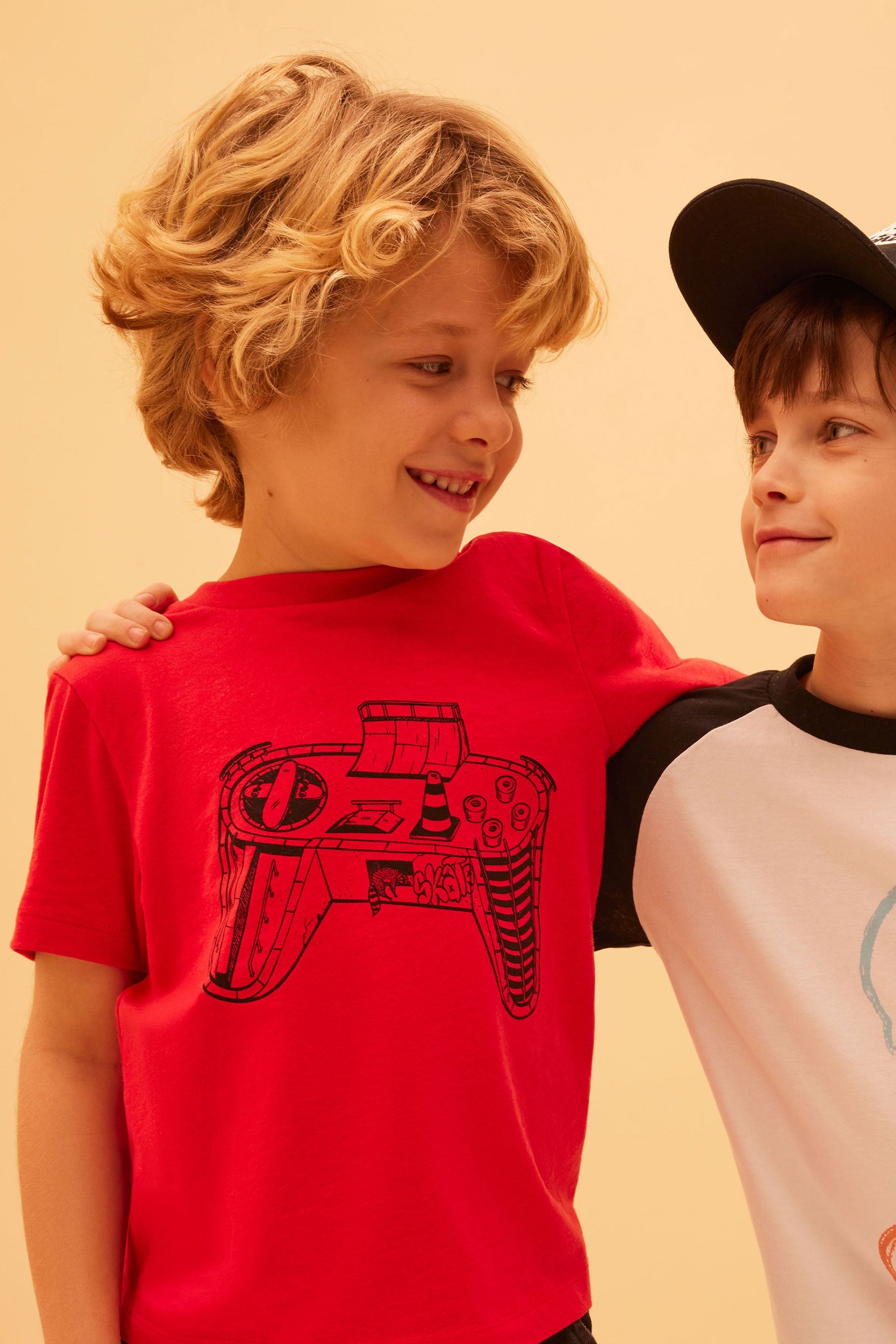 Chandail M/courtes graphique – Enfant garçon 2/20$ && ROUGE