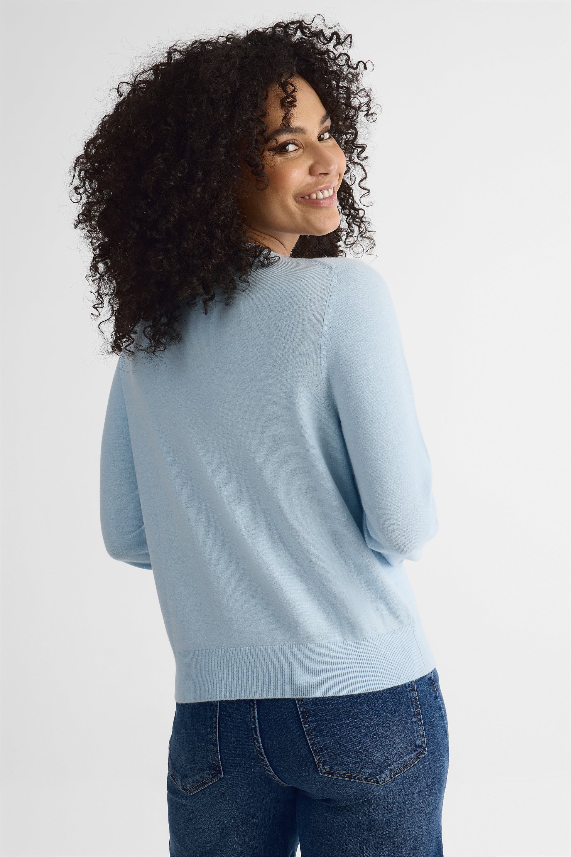 Chandail tricot jacquard à manches longues – Femme - Aubainerie