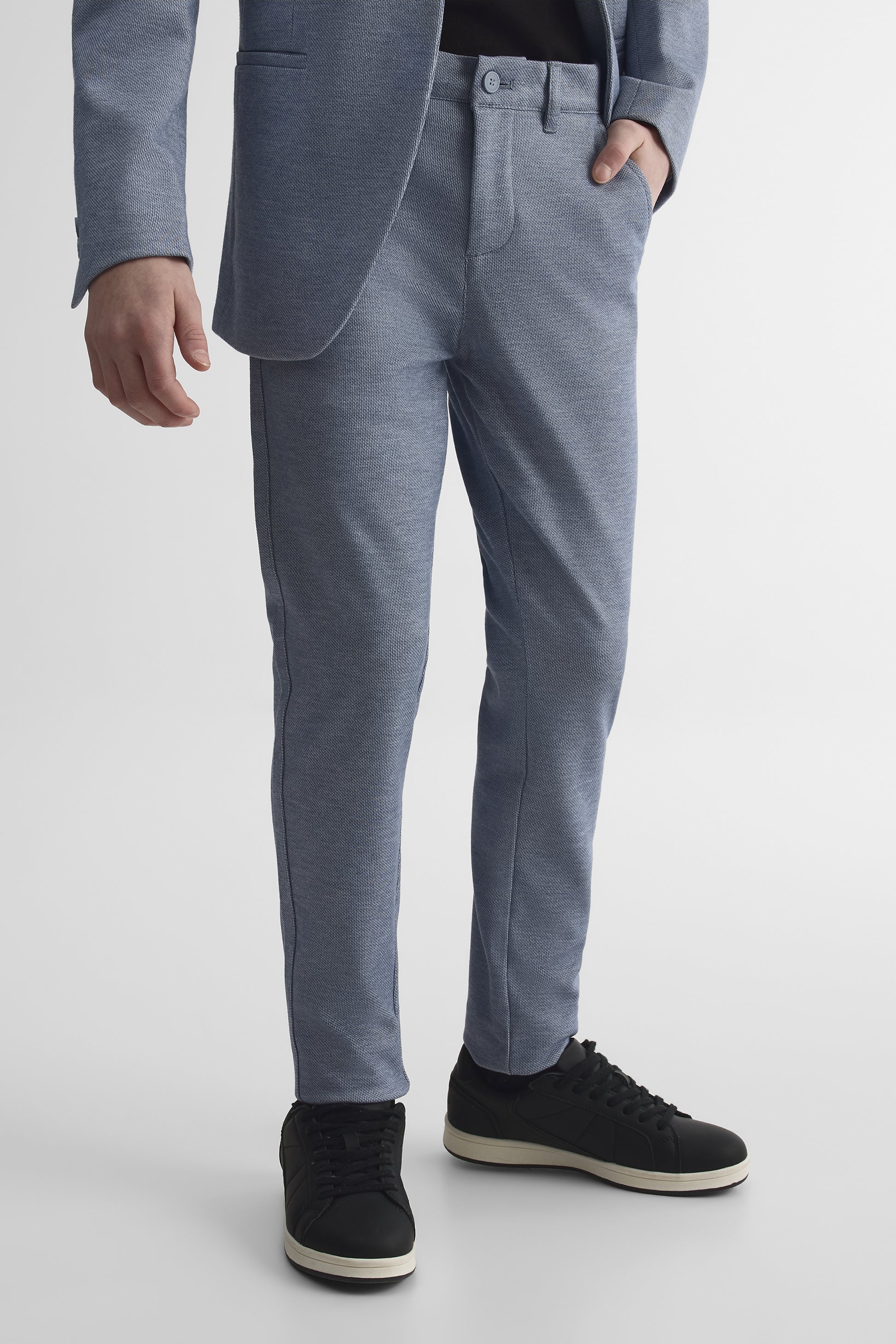 Pantalon habillé - Ado garçon && BLEU PALE