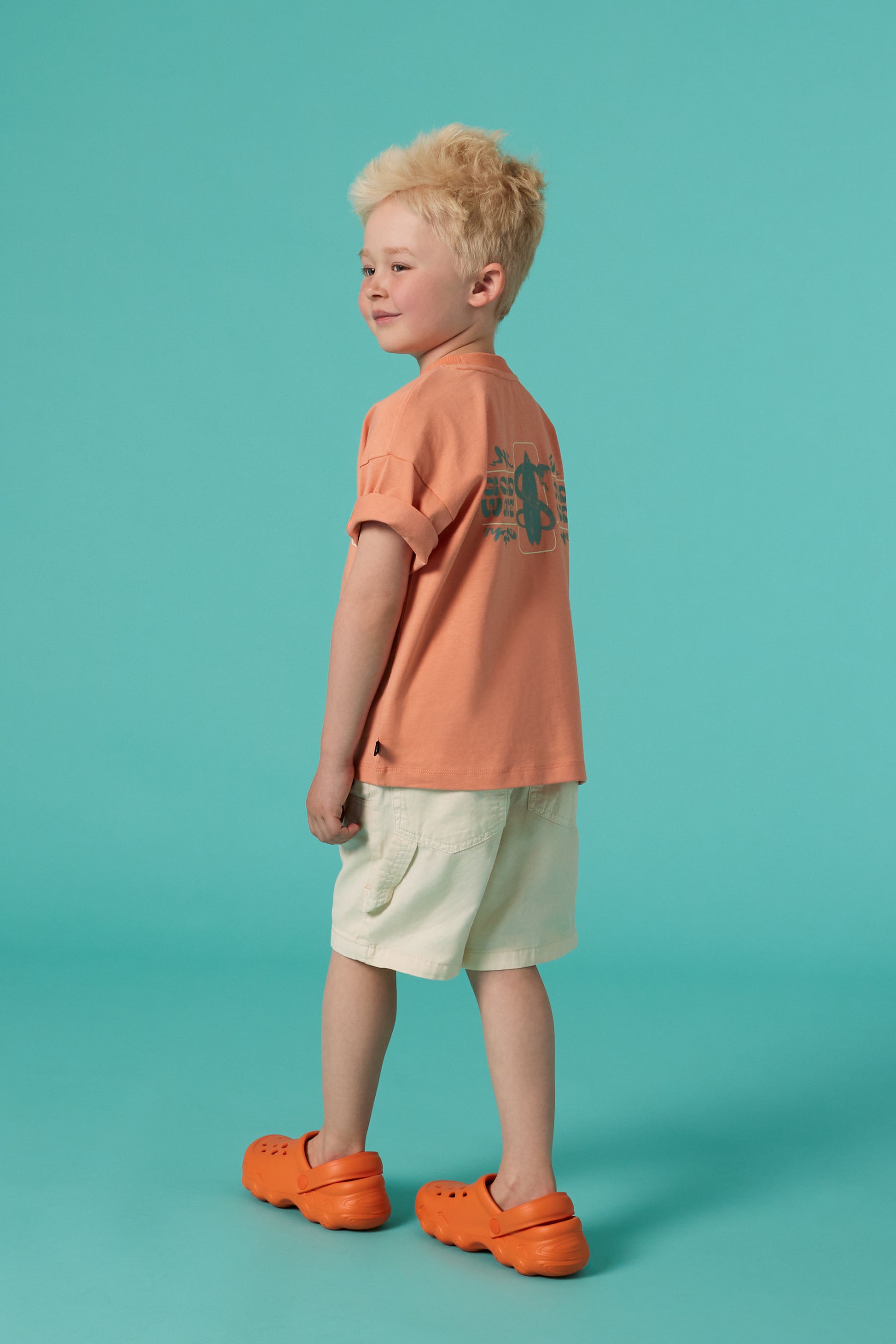 Short-sleeve T-shirt - Boy's && CORAIL