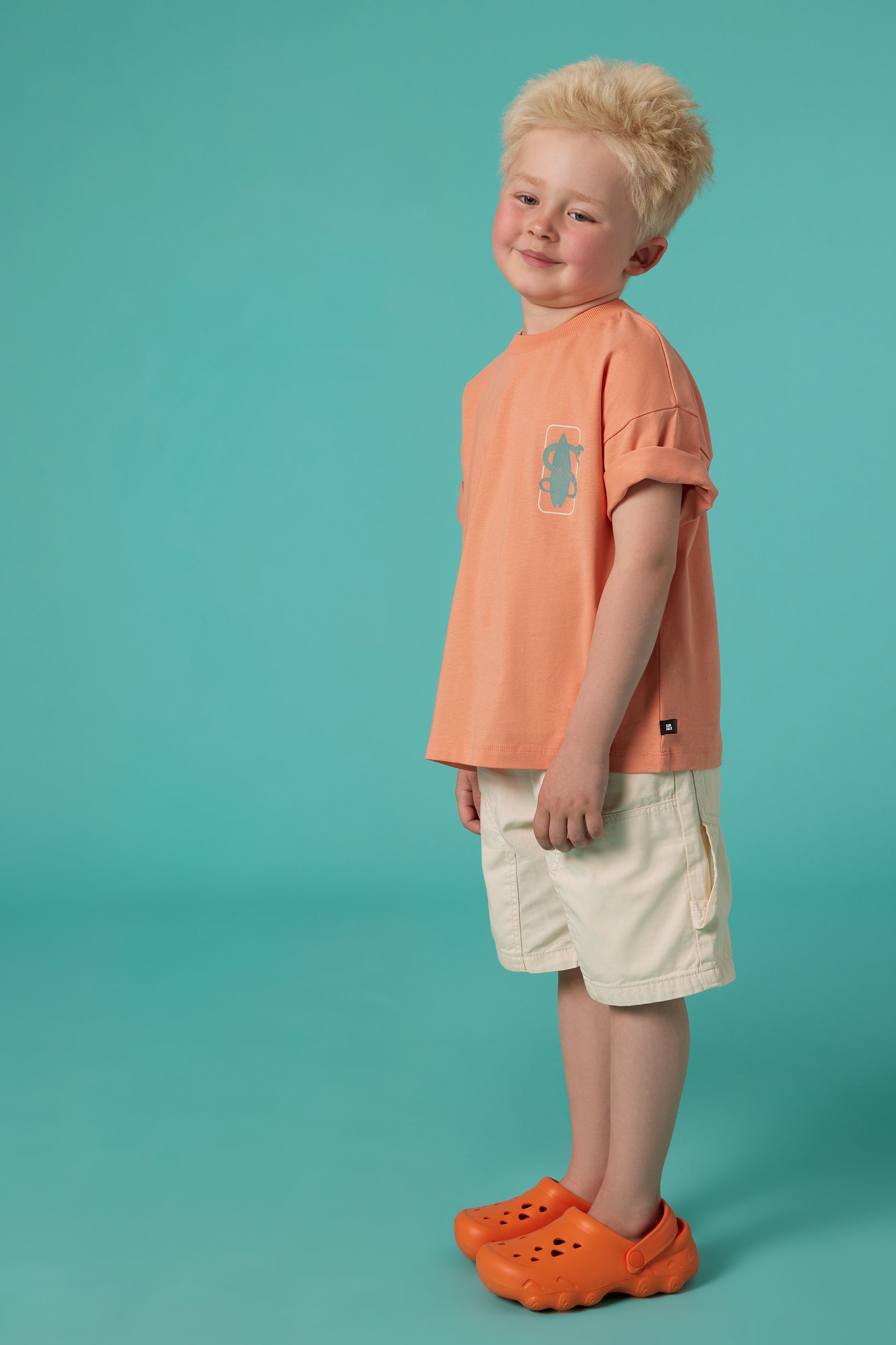 Short élastique à cordon - Enfant garçon && BEIGE