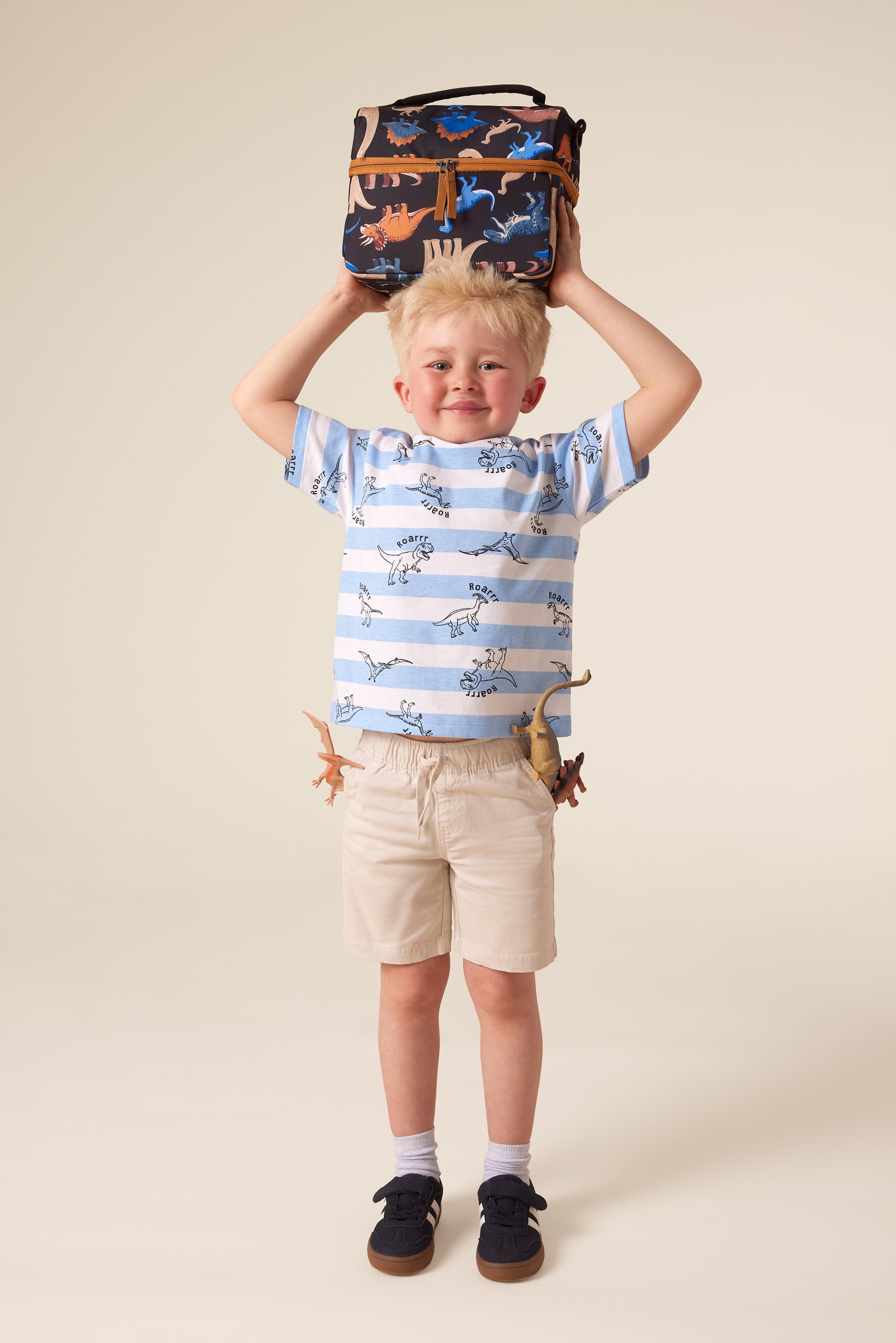 T-shirt à manches courtes - Enfant garçon && BLEU MULTI