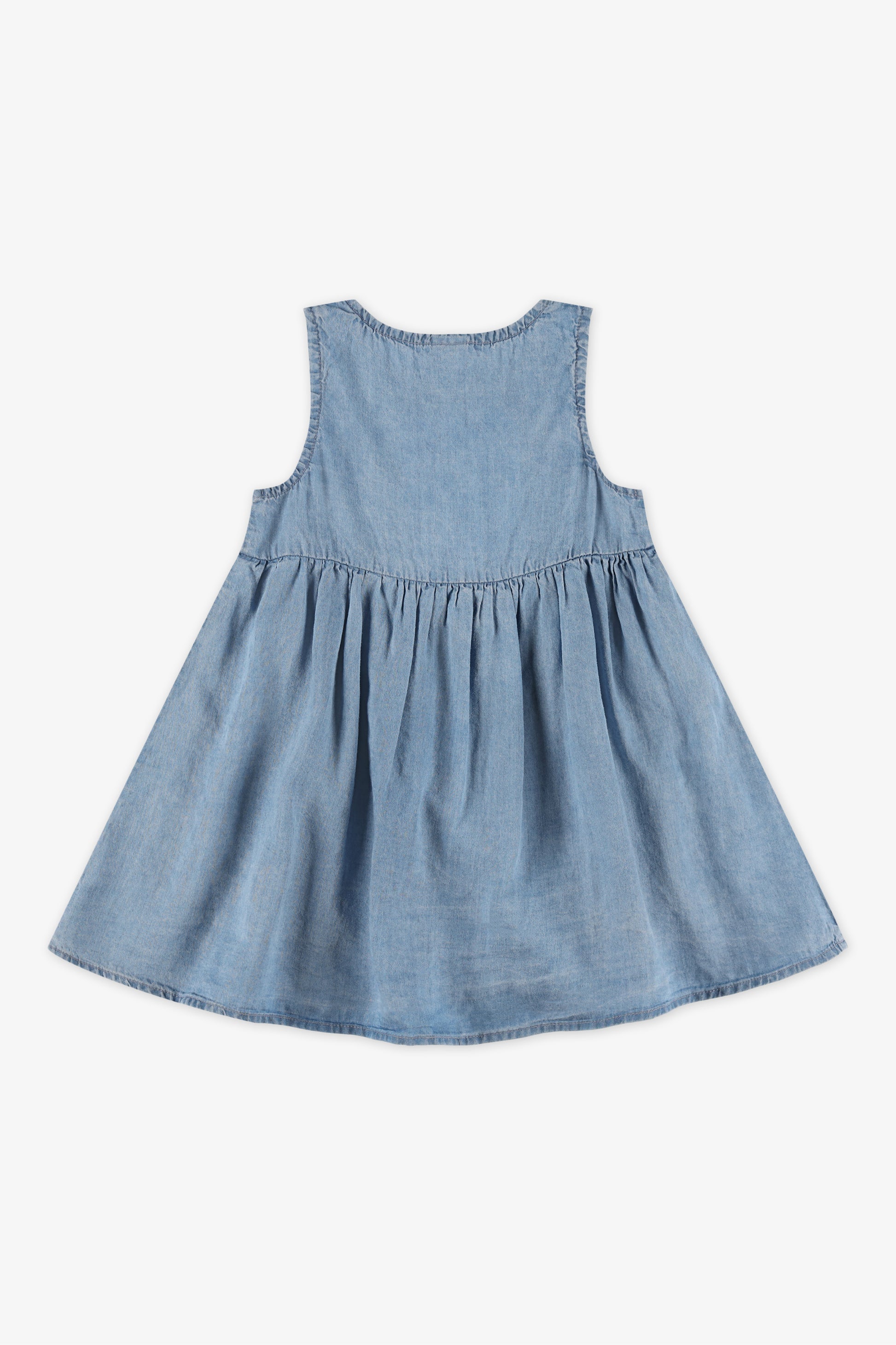 Robe sans manches en lyocell - Bébé fille && DENIM