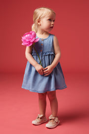 Robe sans manches en lyocell - Bébé fille && DENIM