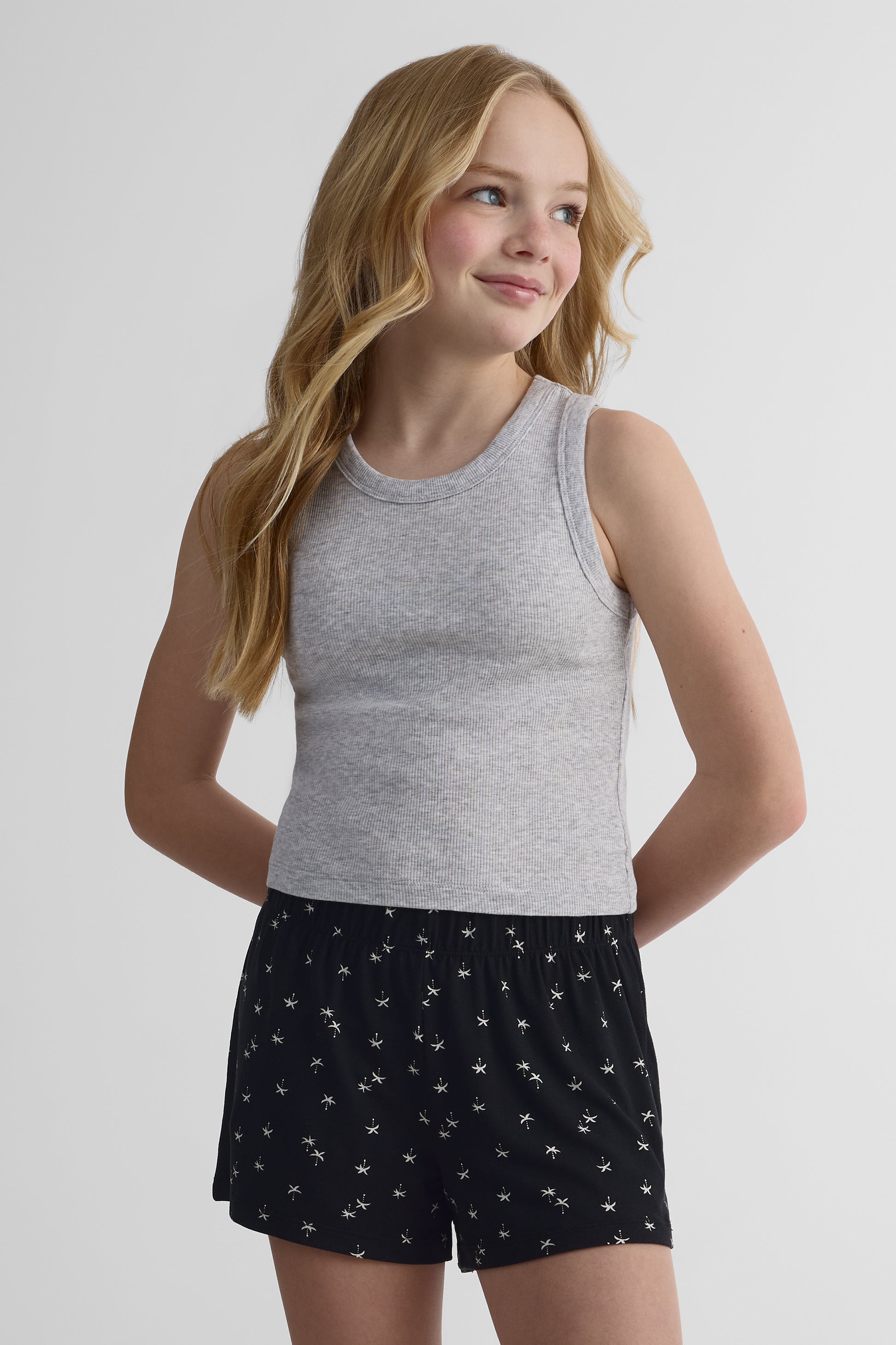 Ensemble 2 pièces – ado fille && GRIS MIXTE