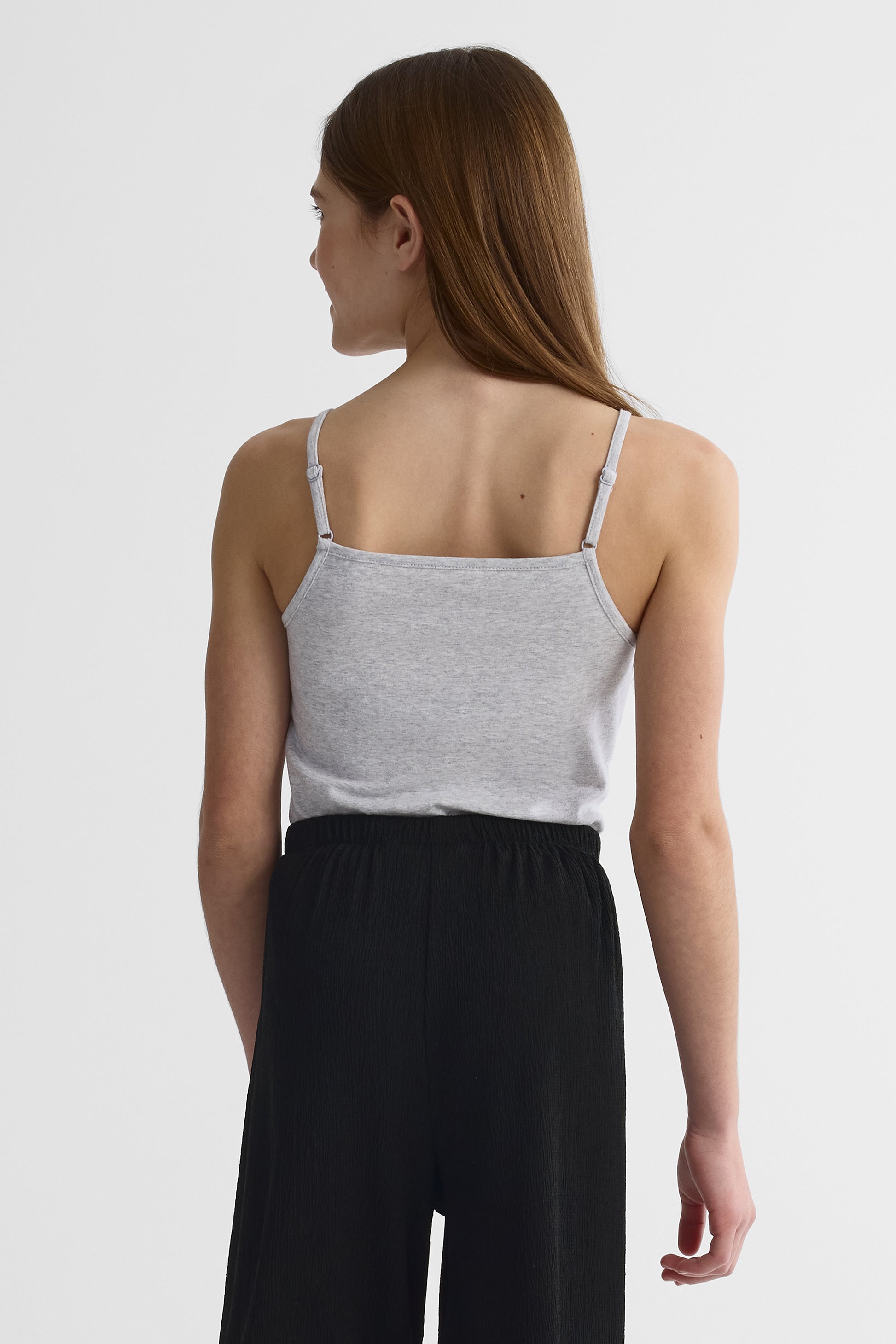 Lot de 2 camisole à bretelles fines - Ado fille && BLEU