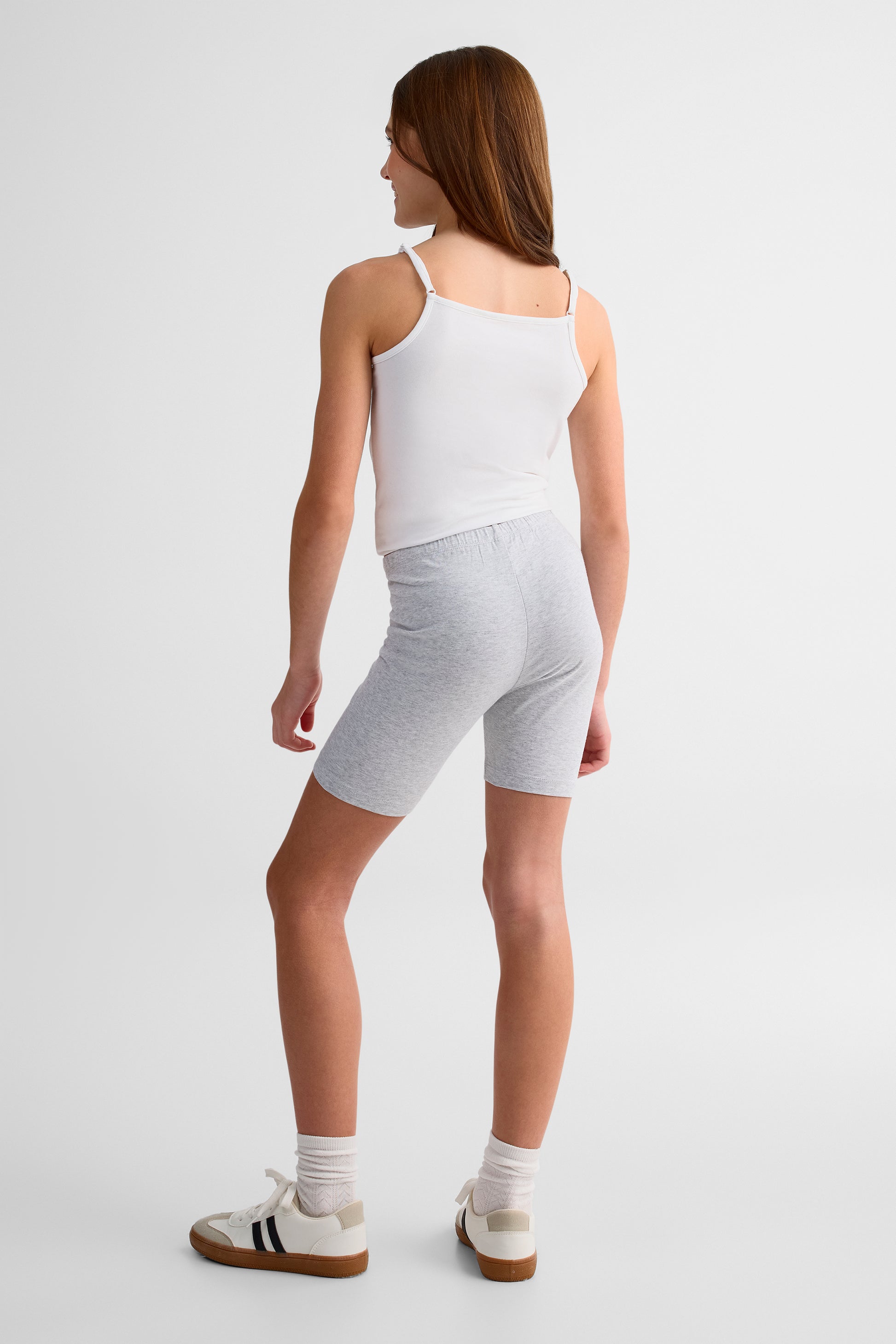 Legging-short en stretch - Ado fille && BLANC