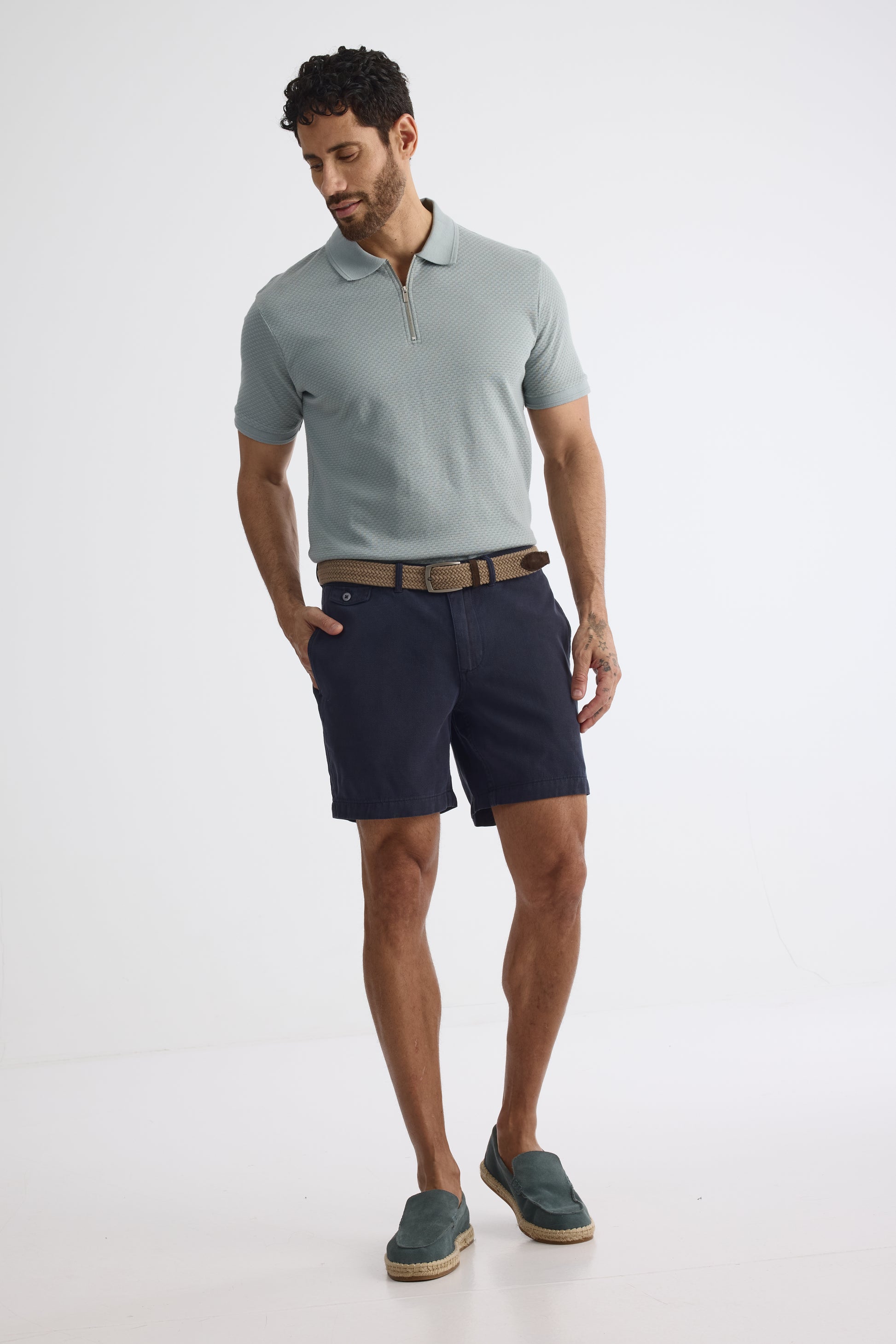 Chandail polo à manches courtes - Homme && SARCELLE