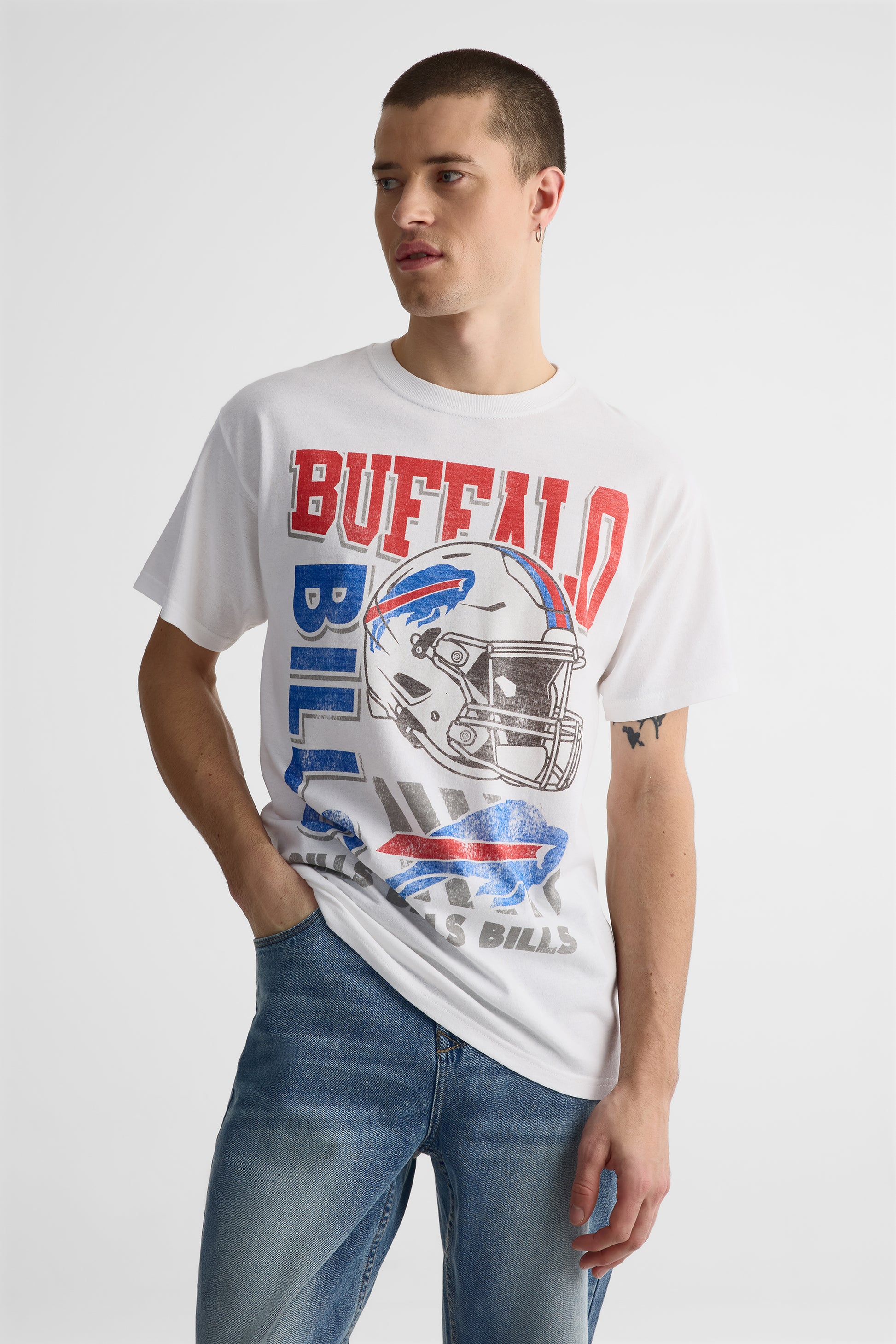 T-shirt imprimé Buffalo Bills – Homme - Aubainerie