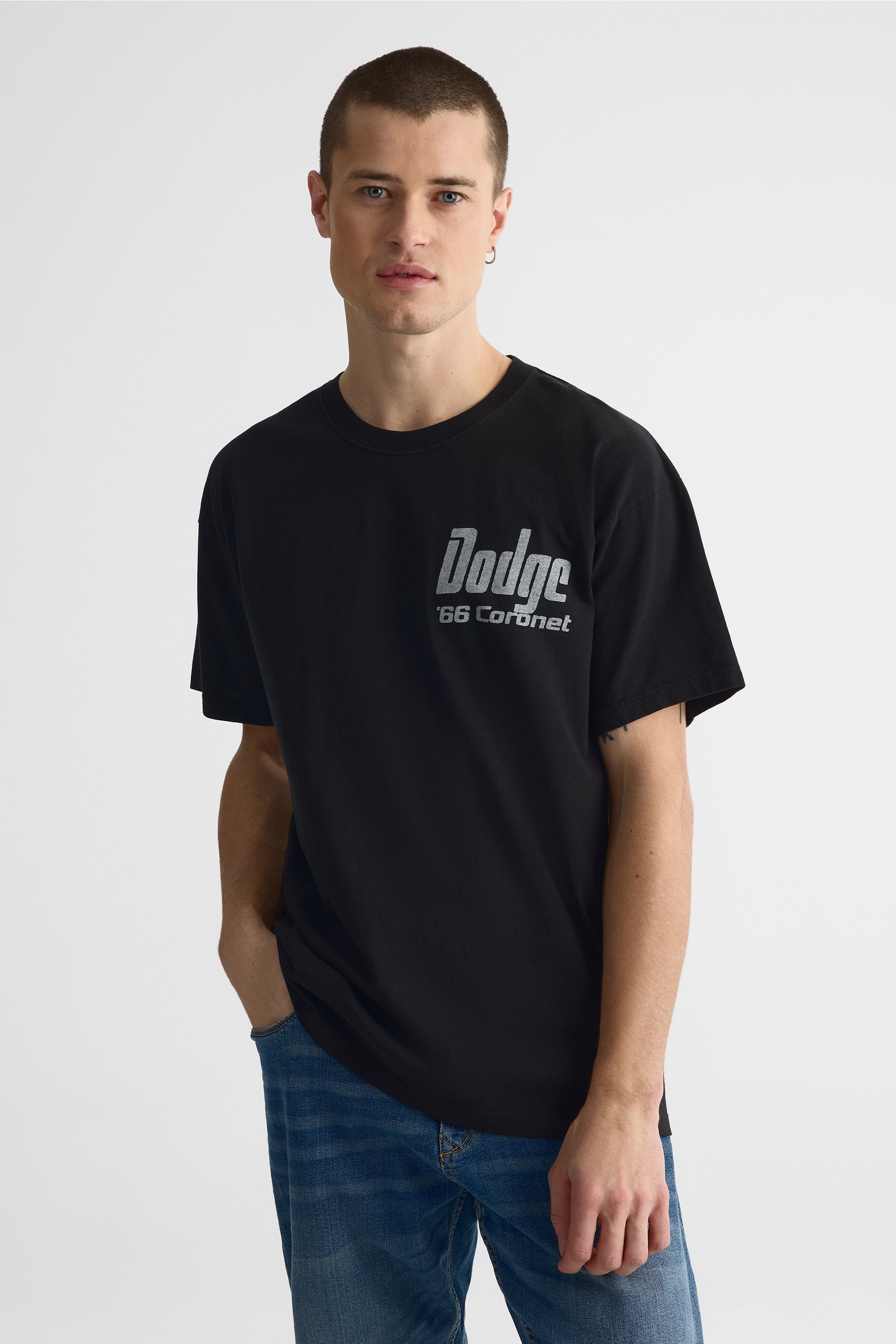 Chandail graphique Dodge - Homme && CHARBON