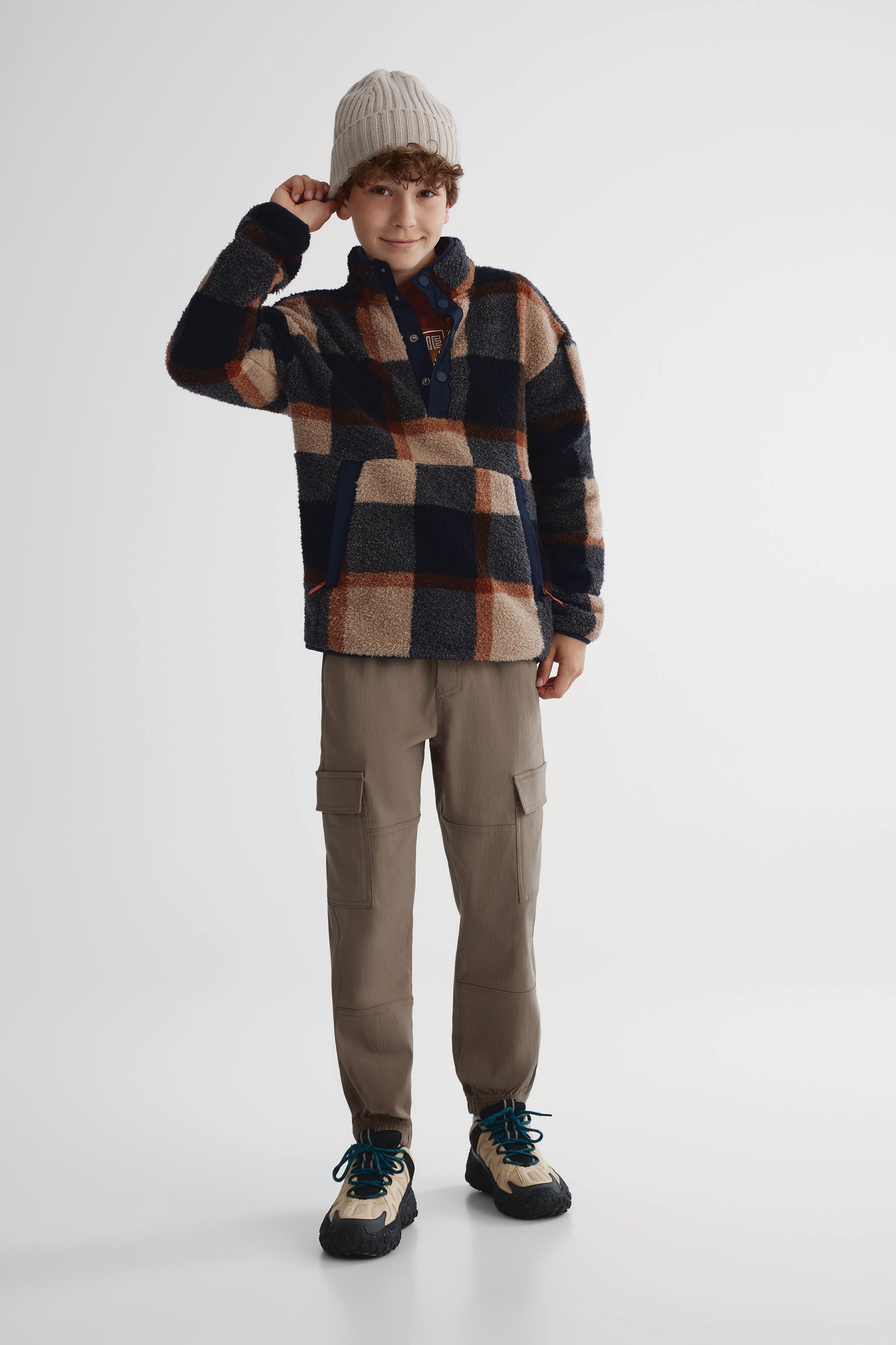 Pantalon cargo - Ado garçon && BRUN