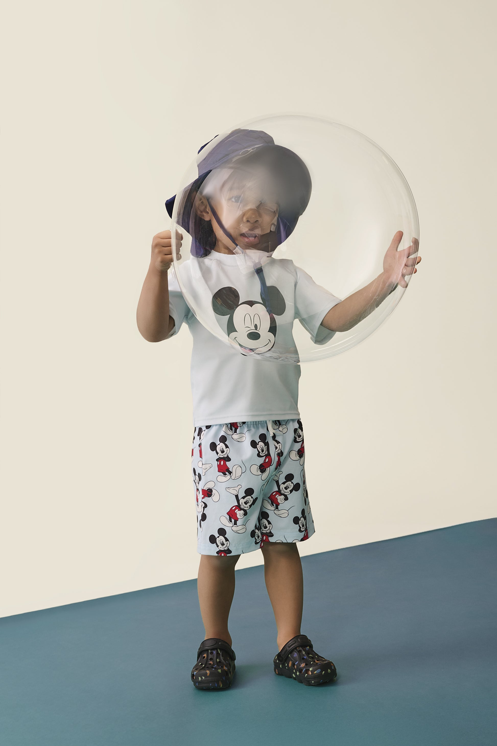 Short maillot à taille élastique Mickey Mouse © Disney - Bébé garçon && BLEU