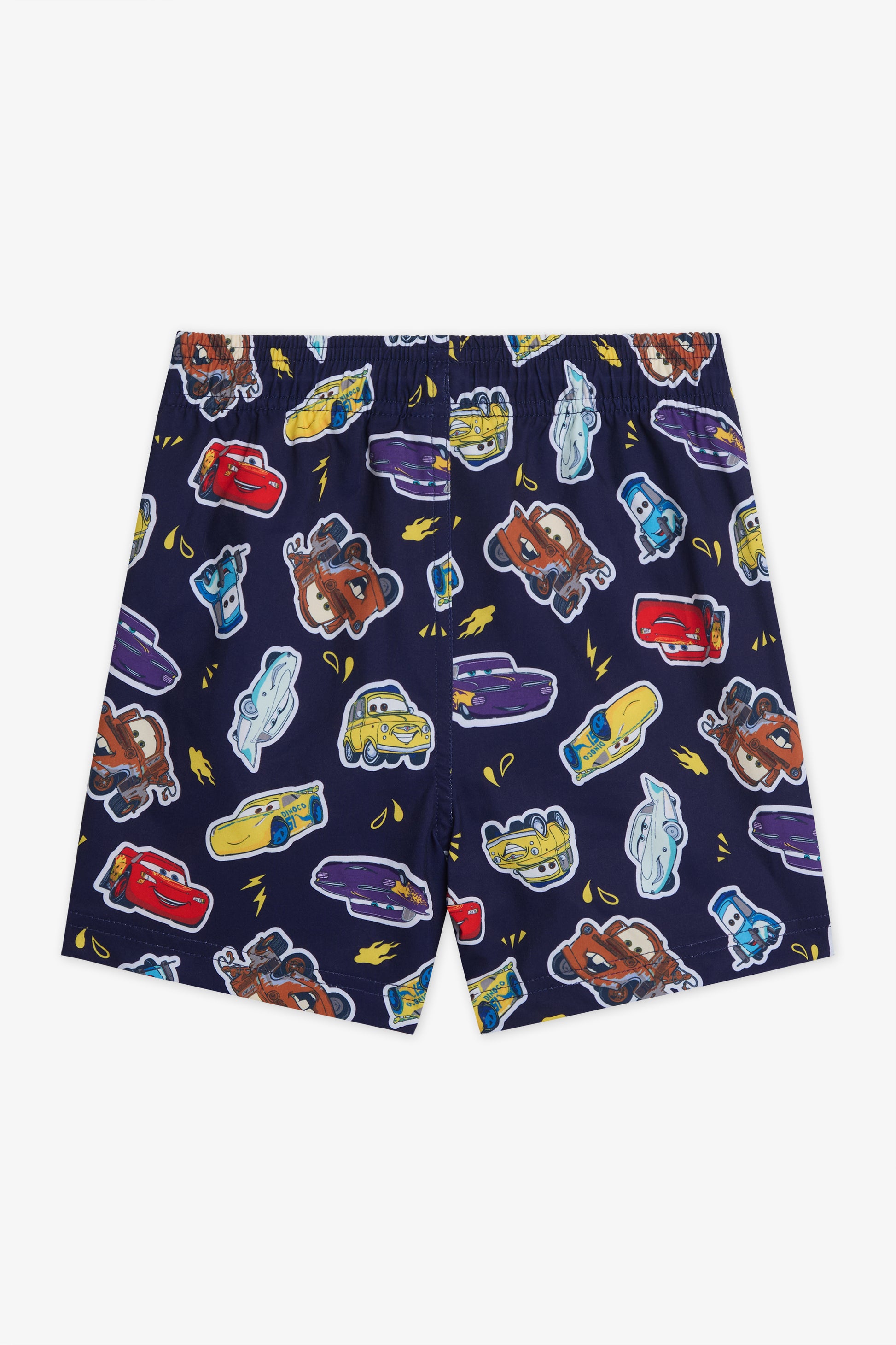 Short maillot élastique Les Bagnoles - Enfant garçon && ROUGE