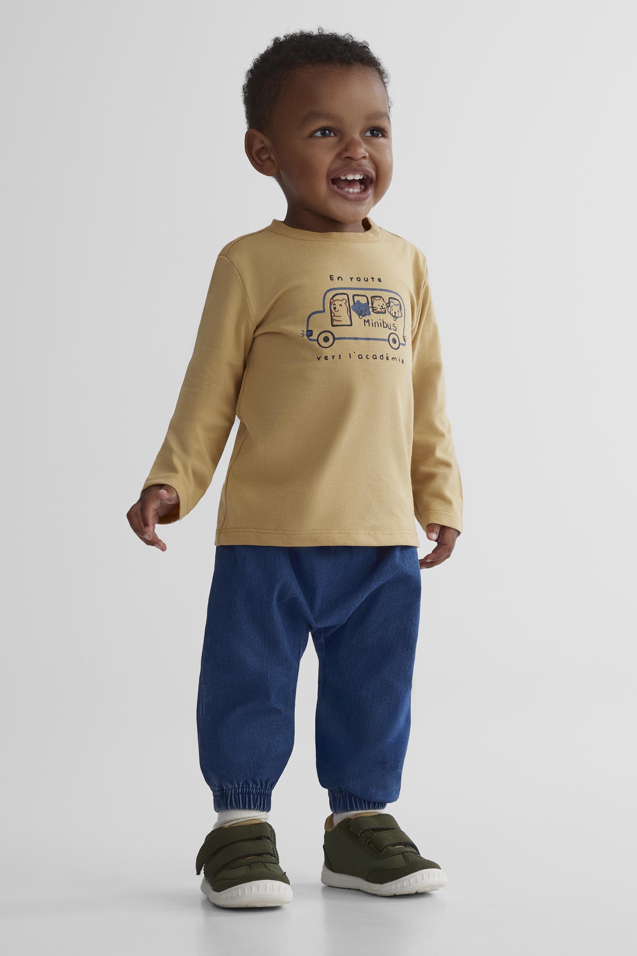 Ensemble 2 morceaux - Bébé garçon && OCRE
