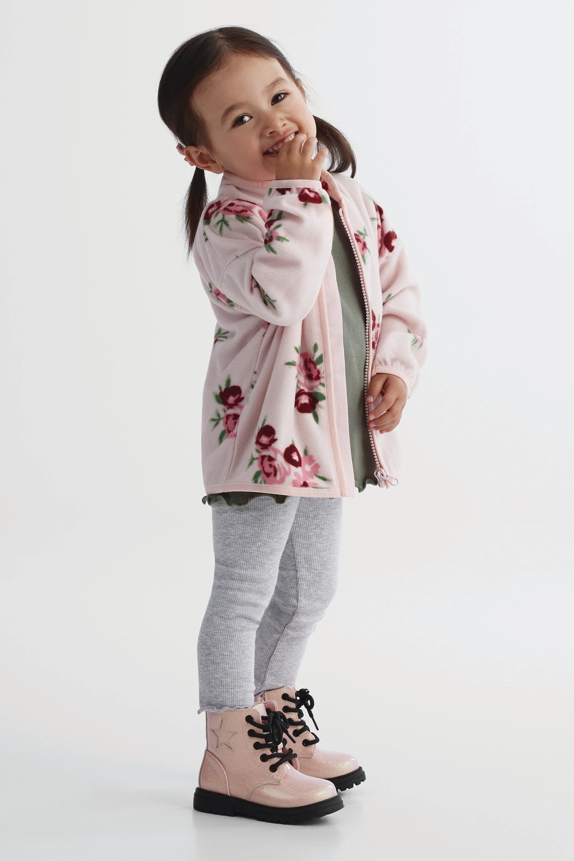 Legging - Bébé fille && MIX GRIS CLAIR