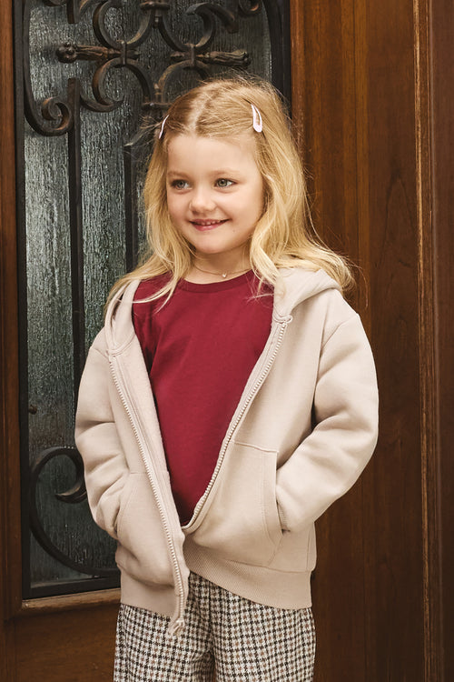 Veste ouatée - Enfant fille && TAUPE