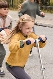 Chandail en tricot - Enfant fille && OCRE
