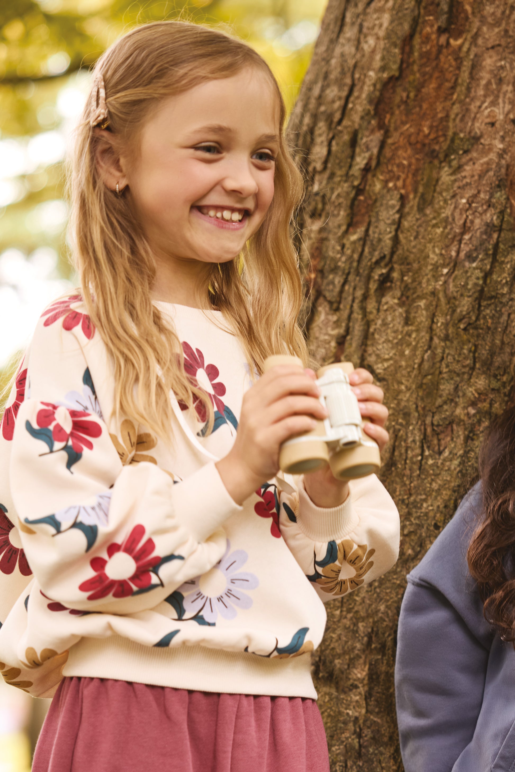 Chandail ouaté - Enfant fille && ROSE MULTI