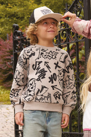 Chandail ouaté - Enfant garçon && TAUPE MULTI
