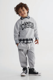 Ensemble 2 morceaux - Enfant garçon && MIX GRIS CLAIR