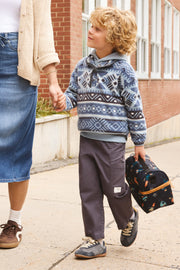 Chandail ouaté douillet - Enfant garçon && BLEU MULTI