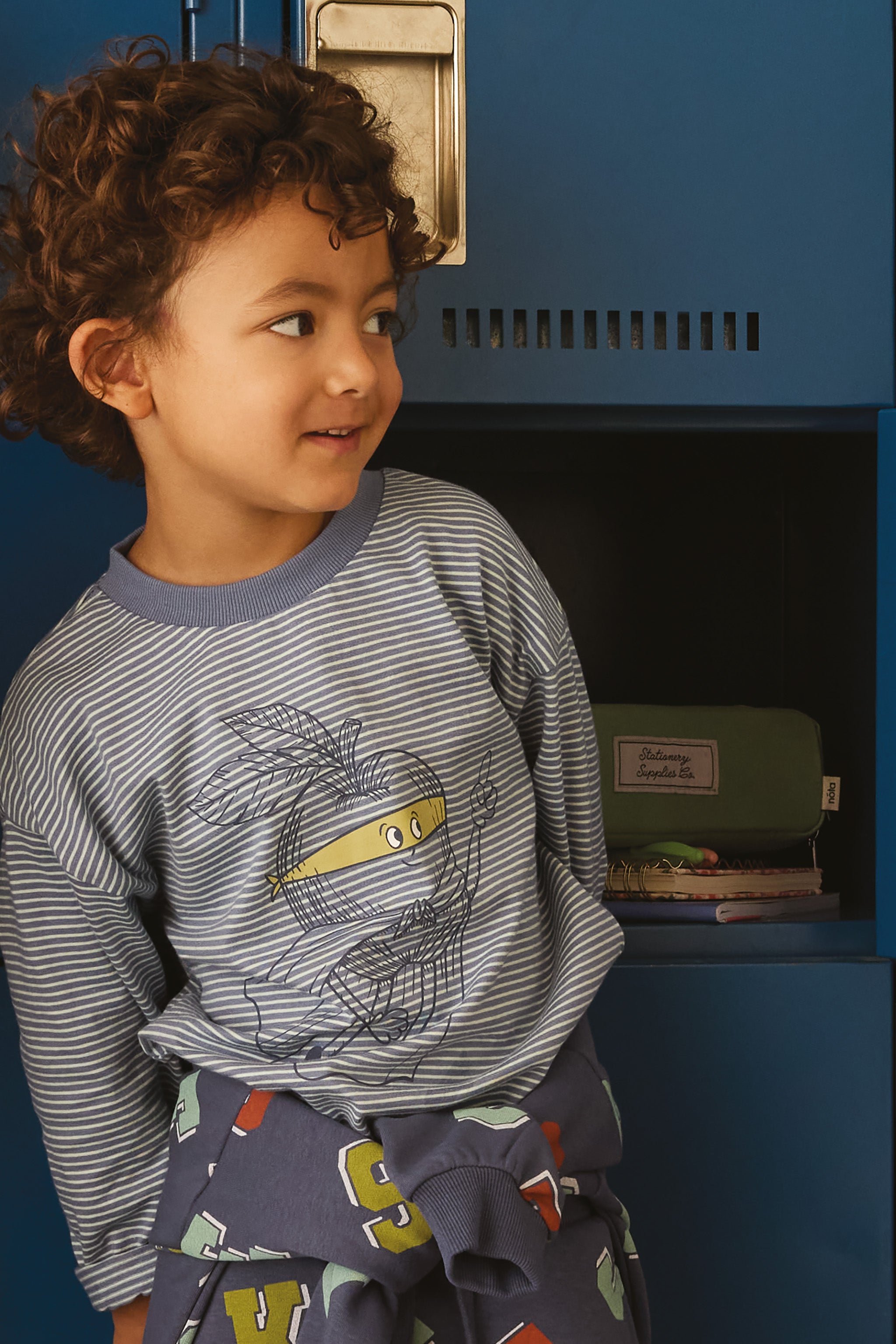 Chandail léger - Enfant garçon && BLEU MULTI