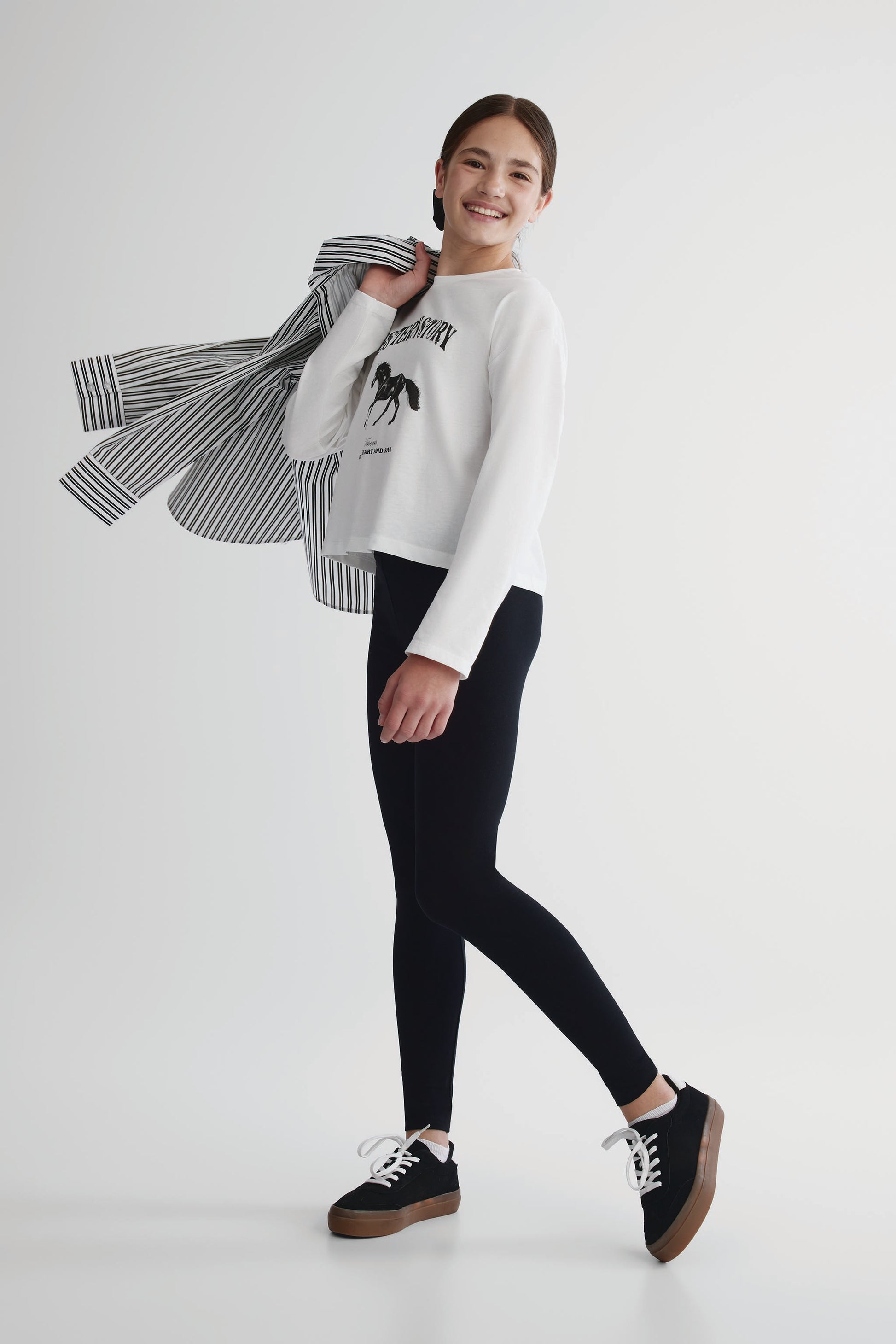 Legging - Ado fille && NOIR