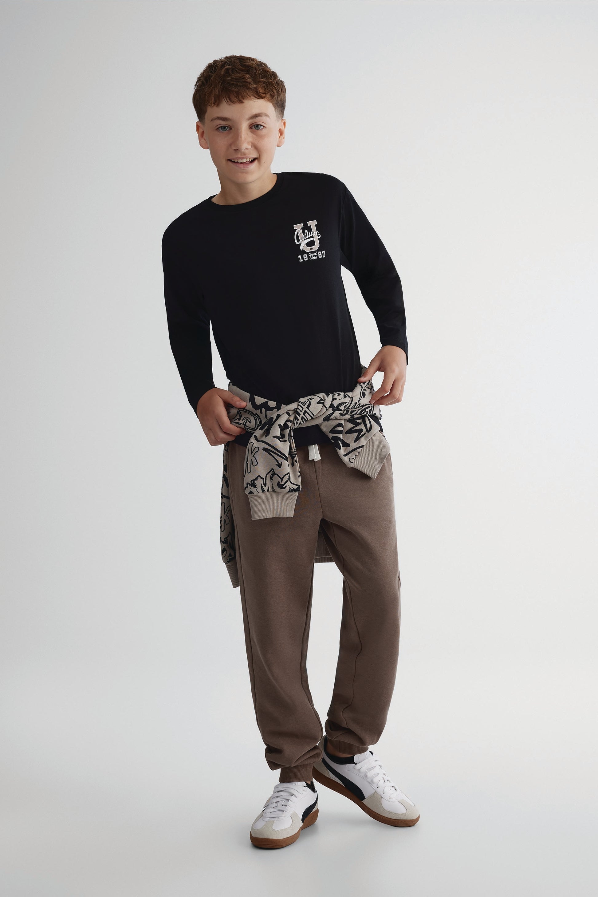 Multipack de pantalons ouatés - Ado garçon && NOIR