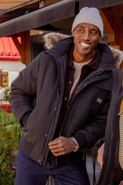 Manteau isolé - Homme && NOIR
