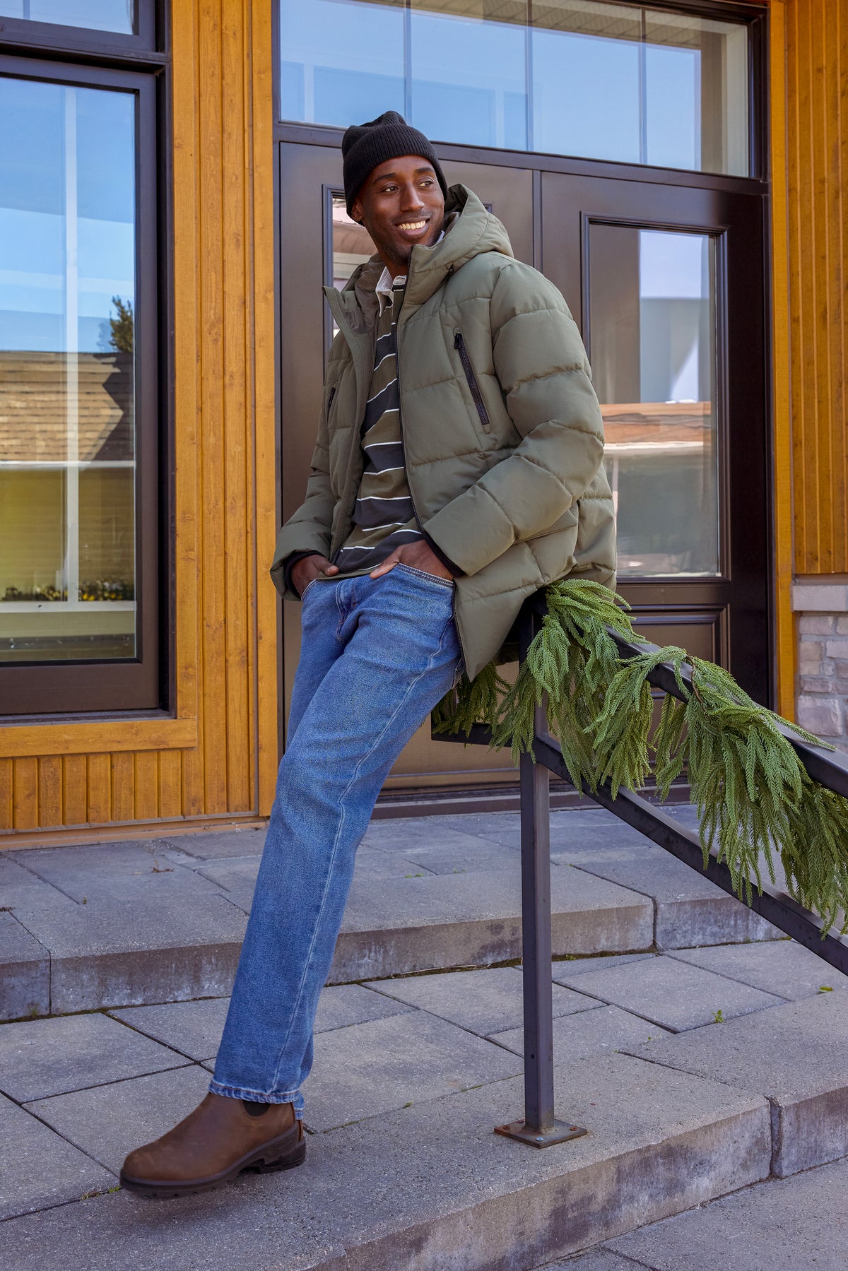 Manteau - Homme && VERT