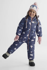 Habit une pièce douillet - Bébé fille && MARIN/MULTI