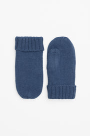 Mitaines en tricot - Bébé garçon && BLEU