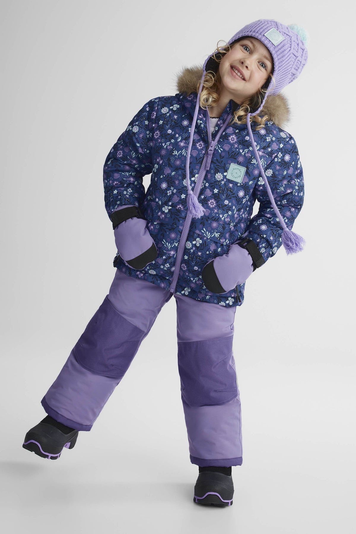 Ensemble deux pièces isolé - Enfant fille && BLEU MULTI