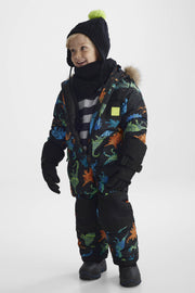 Habit de neige 1 pièce chaud - Enfant garçon && NOIR/MULTI
