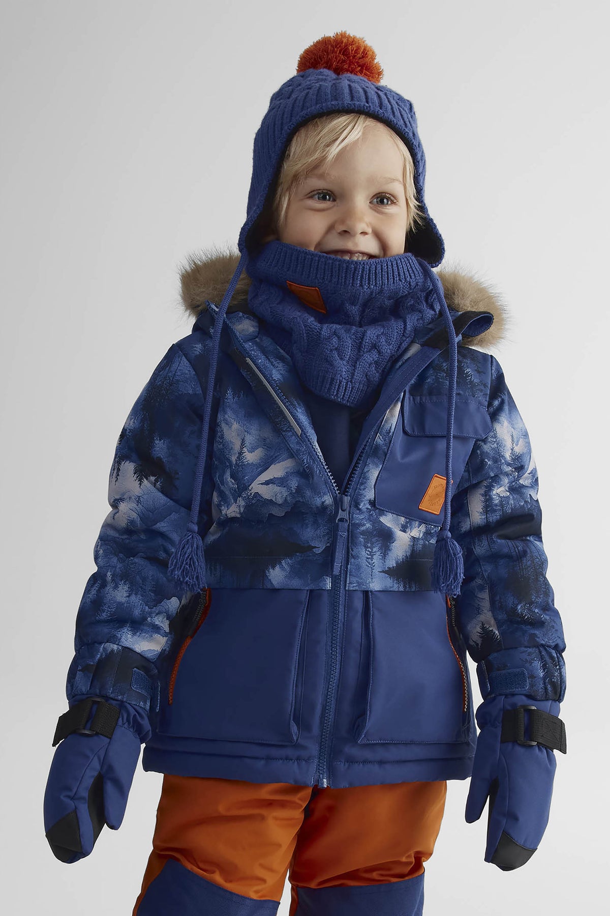 Mitaines isolées imperméables - Enfant garçon && BLEU