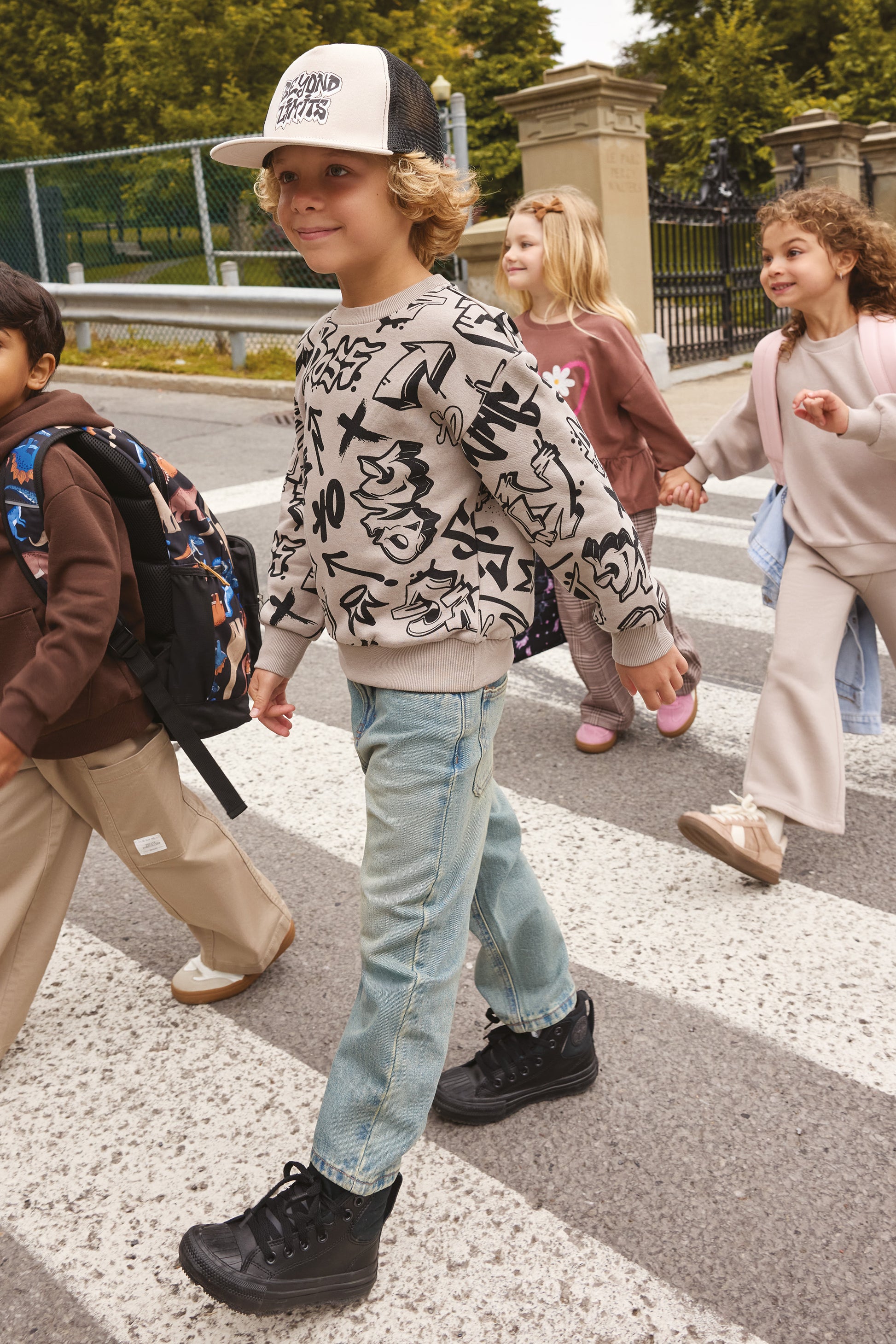 Jeans coupe droite - Enfant garçon && BLEU CLAIR