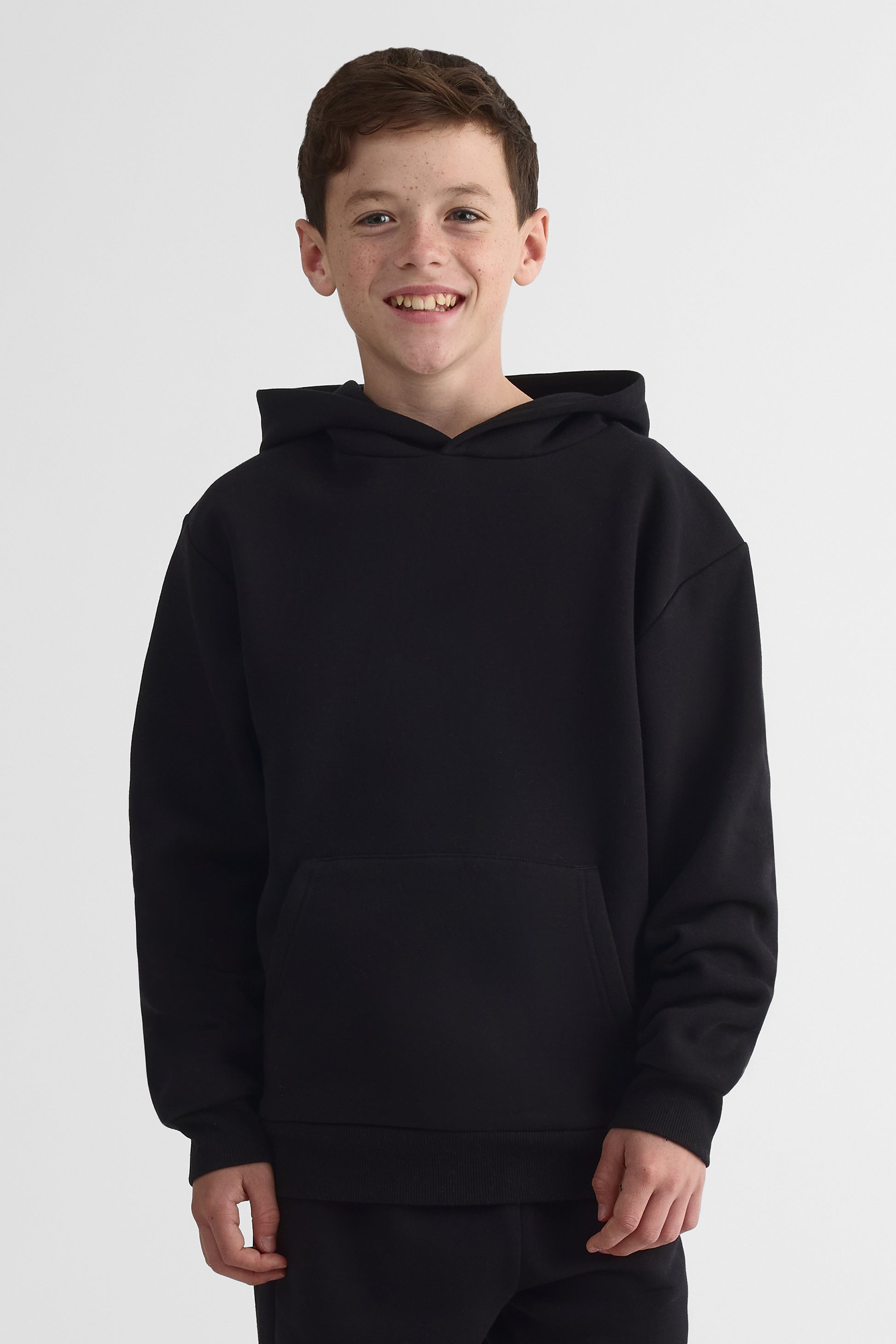 Chandail ouaté à capuchon - Ado garçon && NOIR