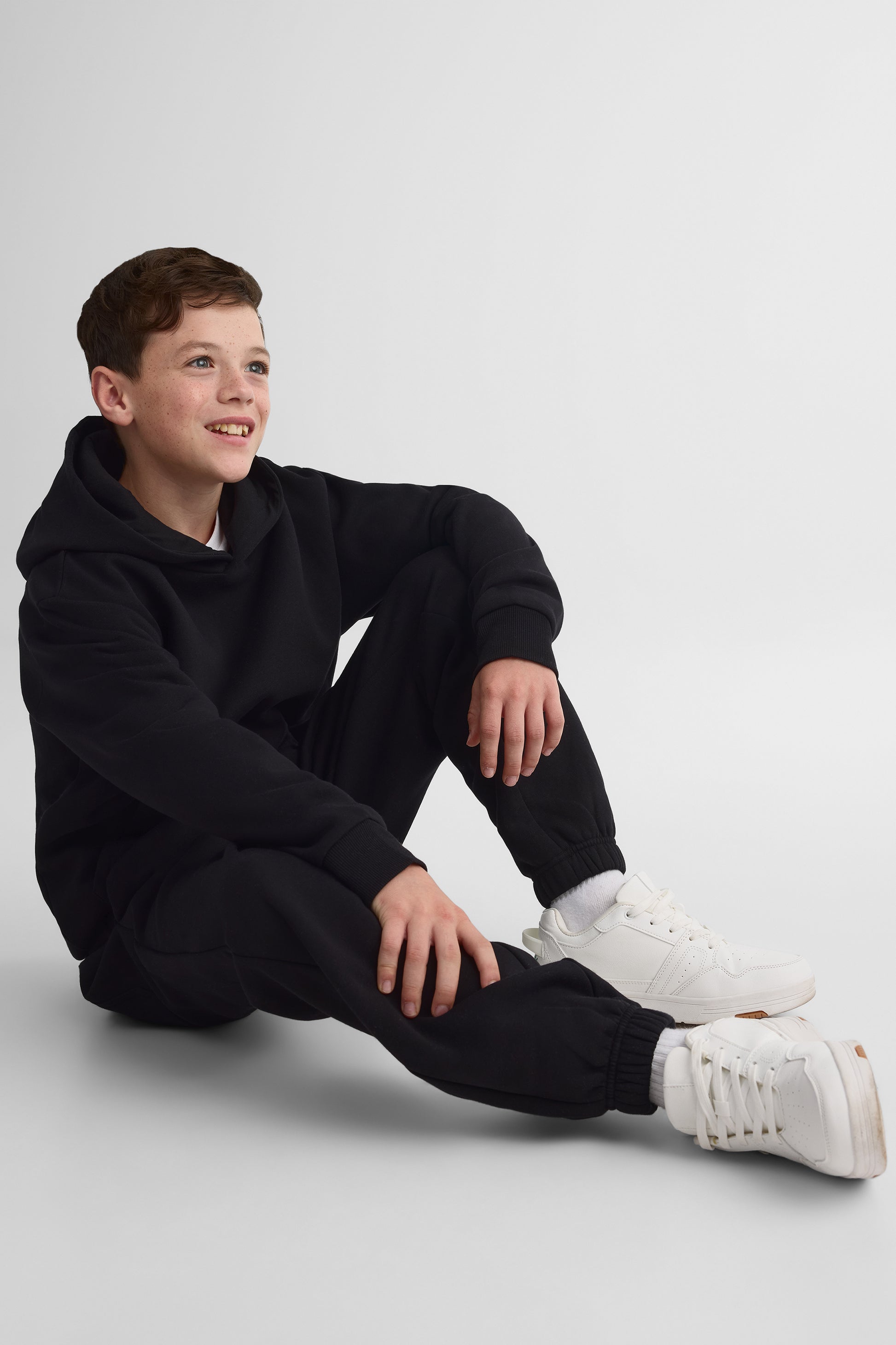 Chandail ouaté à capuchon - Ado garçon && NOIR