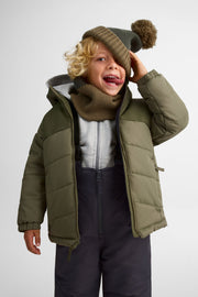 Ensemble de neige avec manteau et pantalon - Enfant garçon && KAKI