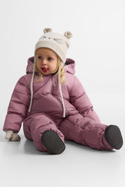 Habit de neige 1 pièce - Bébé fille && MAUVE
