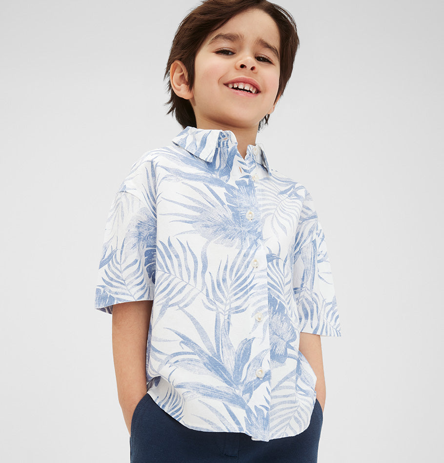 Chemise sans manches col polo FARDA - Bleu ciel - 31.49 Chemise sans manches col polo FARDA - Bleu ciel - 31.49