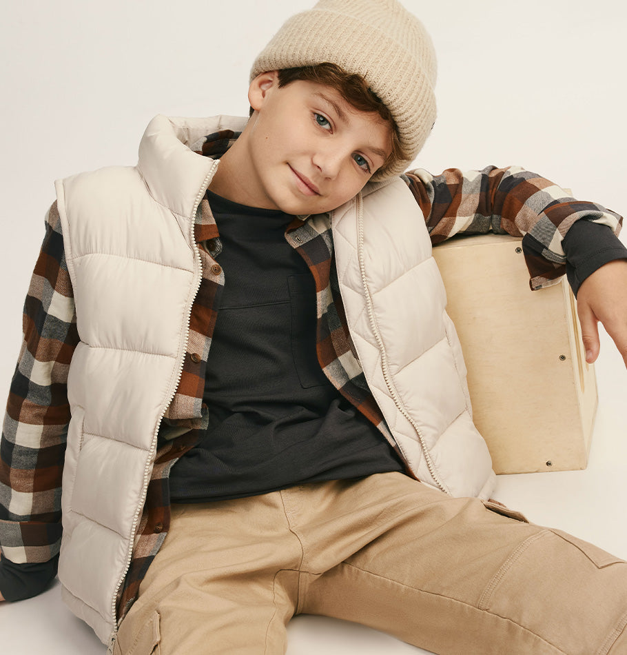 Discover all our clothing for teenage girls and boys