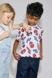 Chandail M/courtes uni avec imprimé - Bébé fille && BLANC CASSÉ